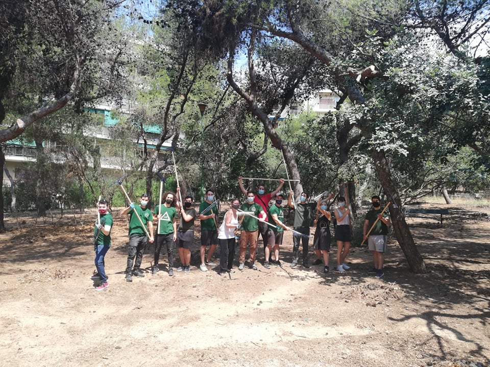 Συνεργασία εθελοντών με τον Δήμο Αθηναίων –Εργασίες πυροπροστασίας στο Άλσος Ιλισίων